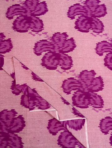 Central Asian Ikkat Fabric – Traditional Tie & Dye Handloom Textile