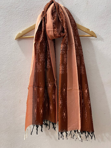 Pochampalli Ikat Stole | Handwoven Cotton