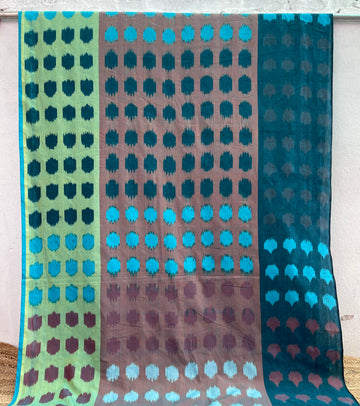 CENTRAL ASIAN IKKAT FABRIC