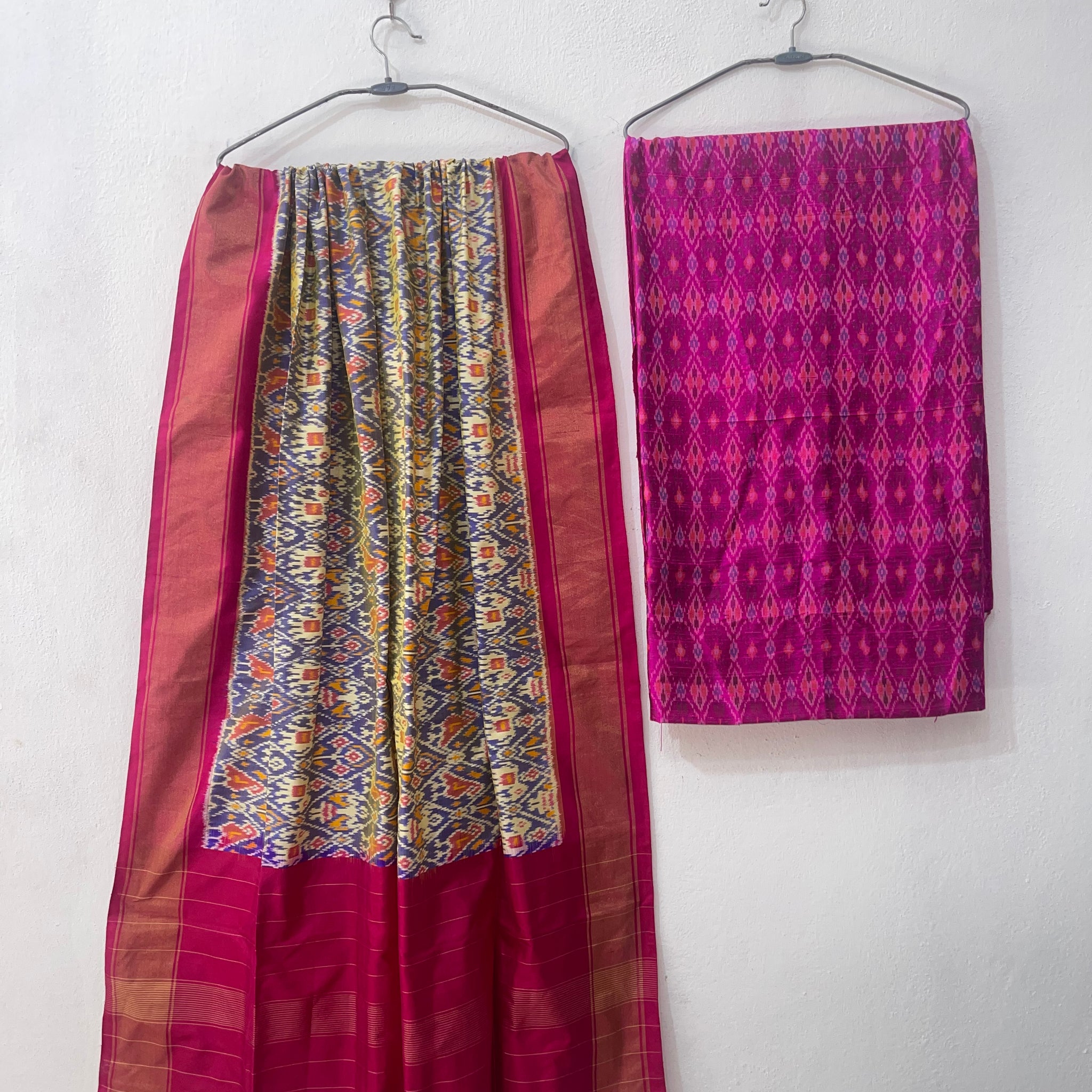 Pochampally Ikkat Silk Salwar sets
