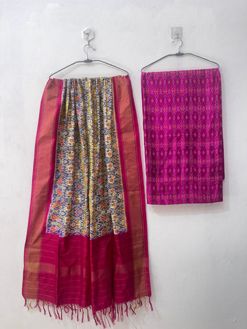 Pochampally Ikkat Silk Salwar sets