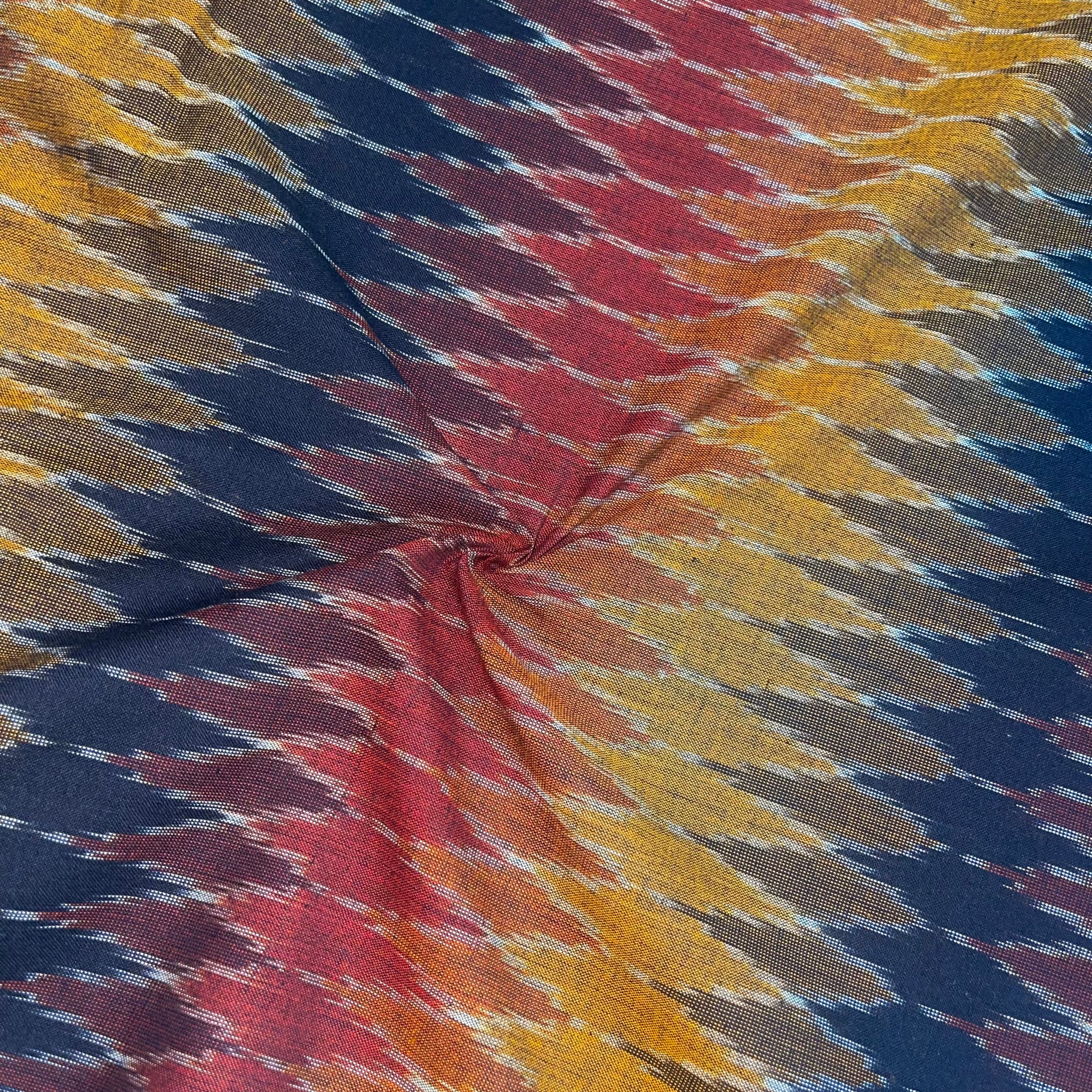 Pochampally ikkat Cotton  Fabric