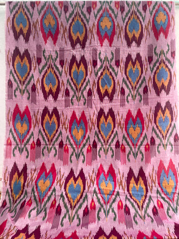 CENTRAL ASIAN IKKAT COTTON FABRICS IKCA047