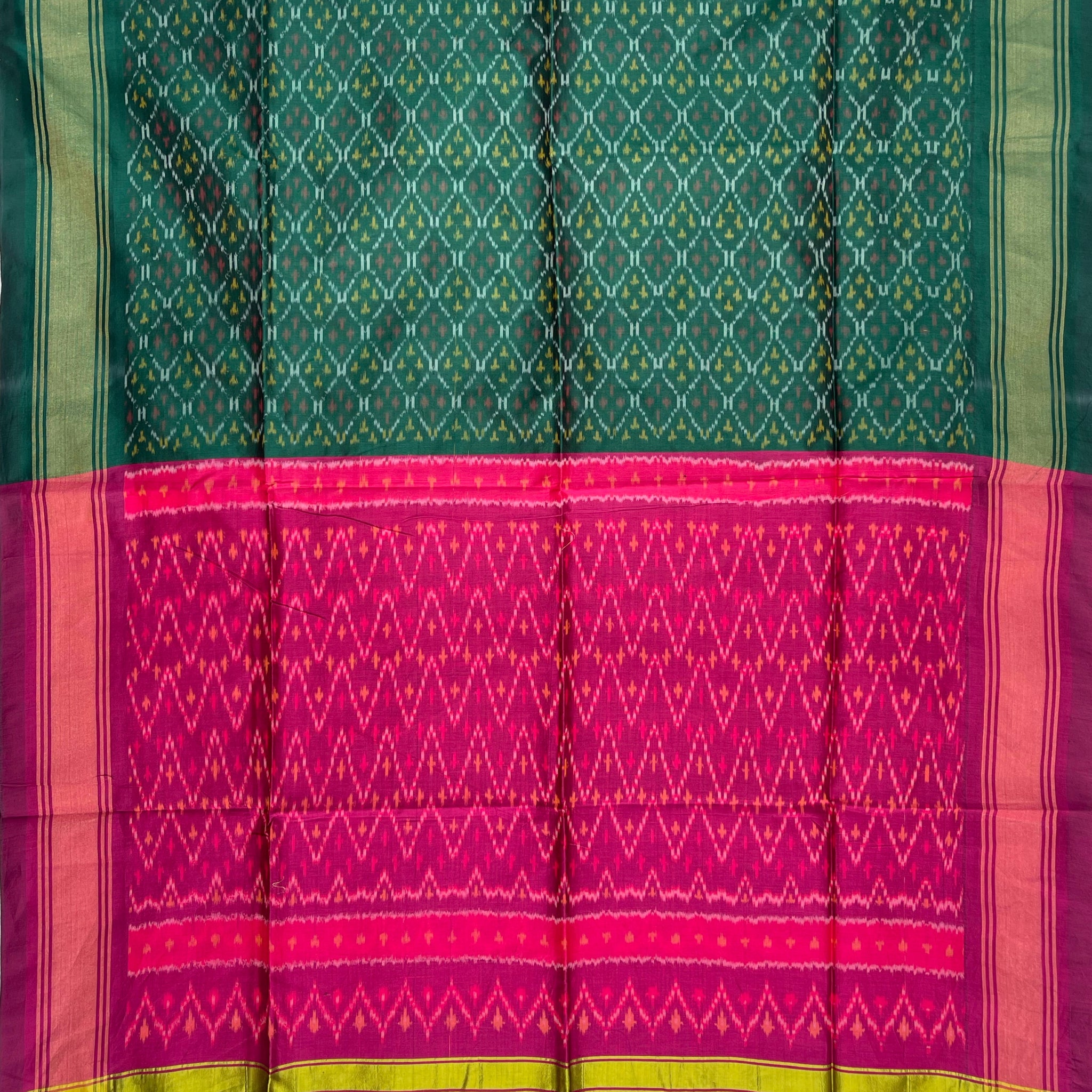 Pochmapally Ikkat Silk Cotton Duppata