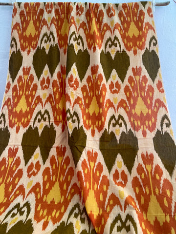 CENTRAL ASIAN IKKAT COTTON FABRIC IKCA993