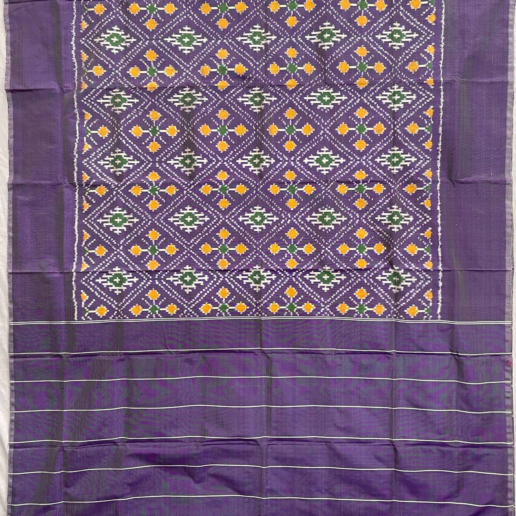 Pochampally Ikkat silk duppata