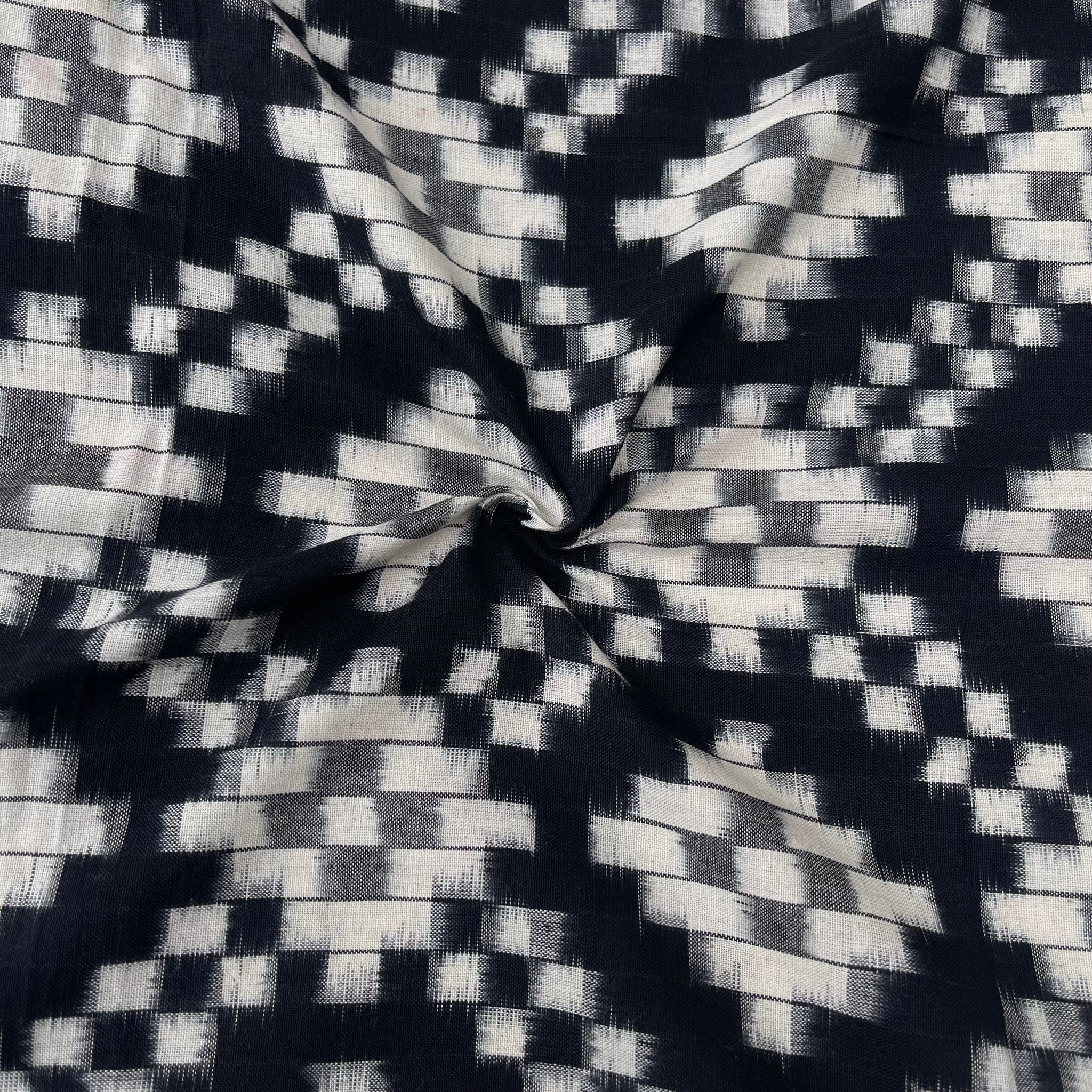 Double Ikkat Cotton Fabric