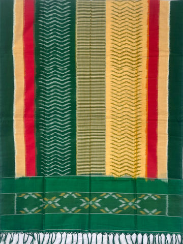 Pochampally Ikkat Cotton Duppata Multi Colour