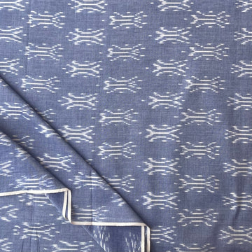 Mersiced Ikkat cotton Fabric