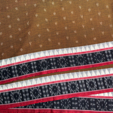 Border Design Ikkat Cotton Fabric