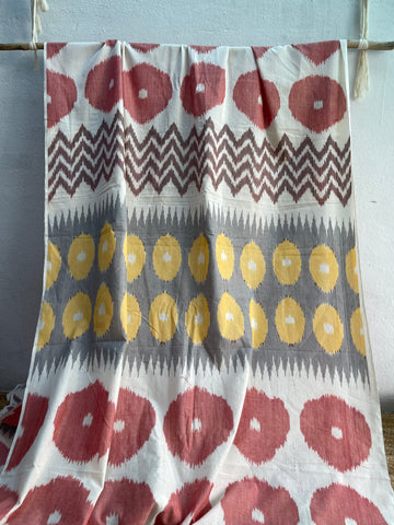 CENTRAL ASIAN IKKAT COTTON FABRICS