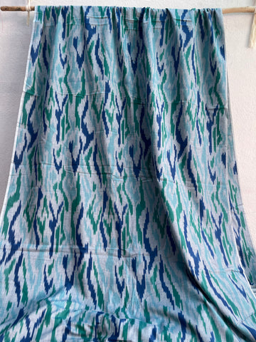 CENTRAL ASIAN IKKAT COTTON FABRIC IKCA978