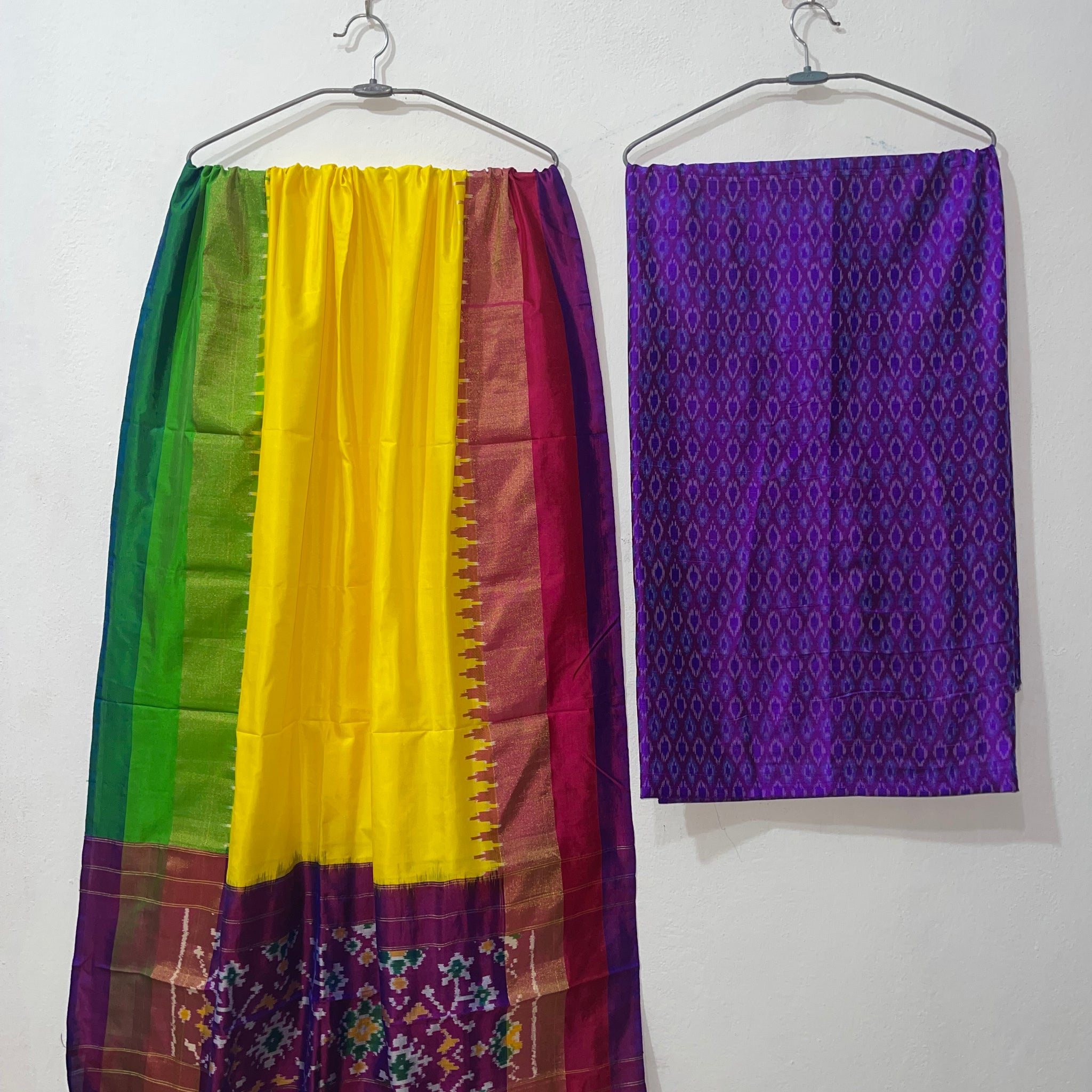 Pochampally Ikkat Silk Salwar sets