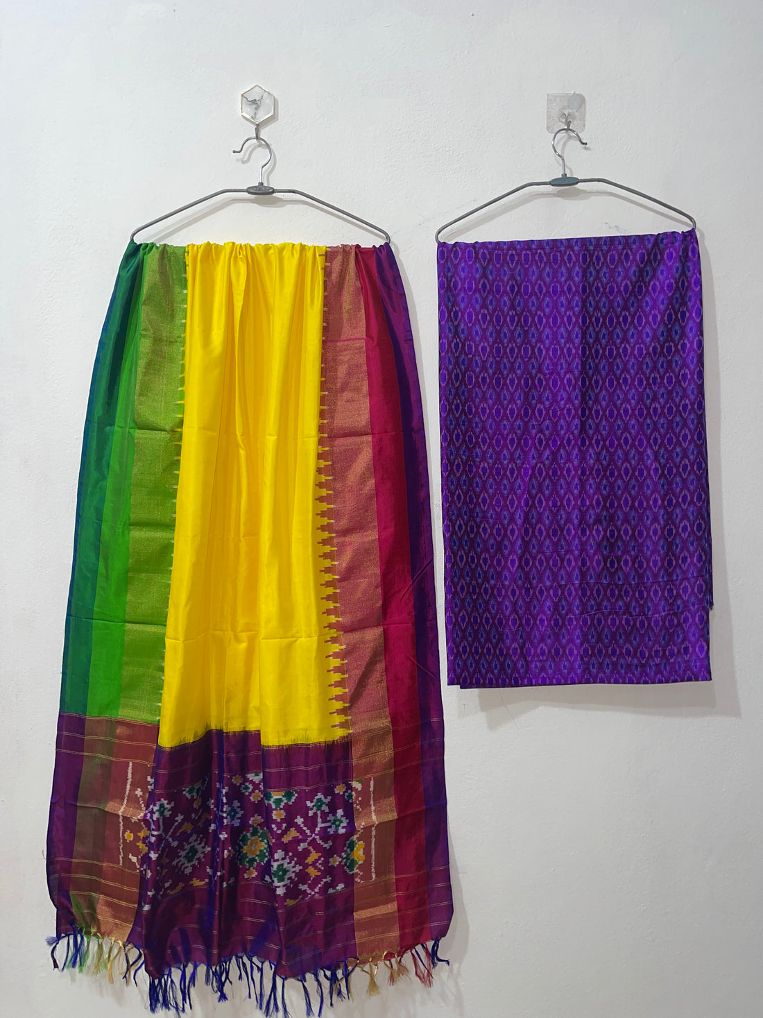 ikkat silk dress materials online Pochampally Ikkat Silk Mix Unstitched Ethnic Dress Materials -CKSMDM00054