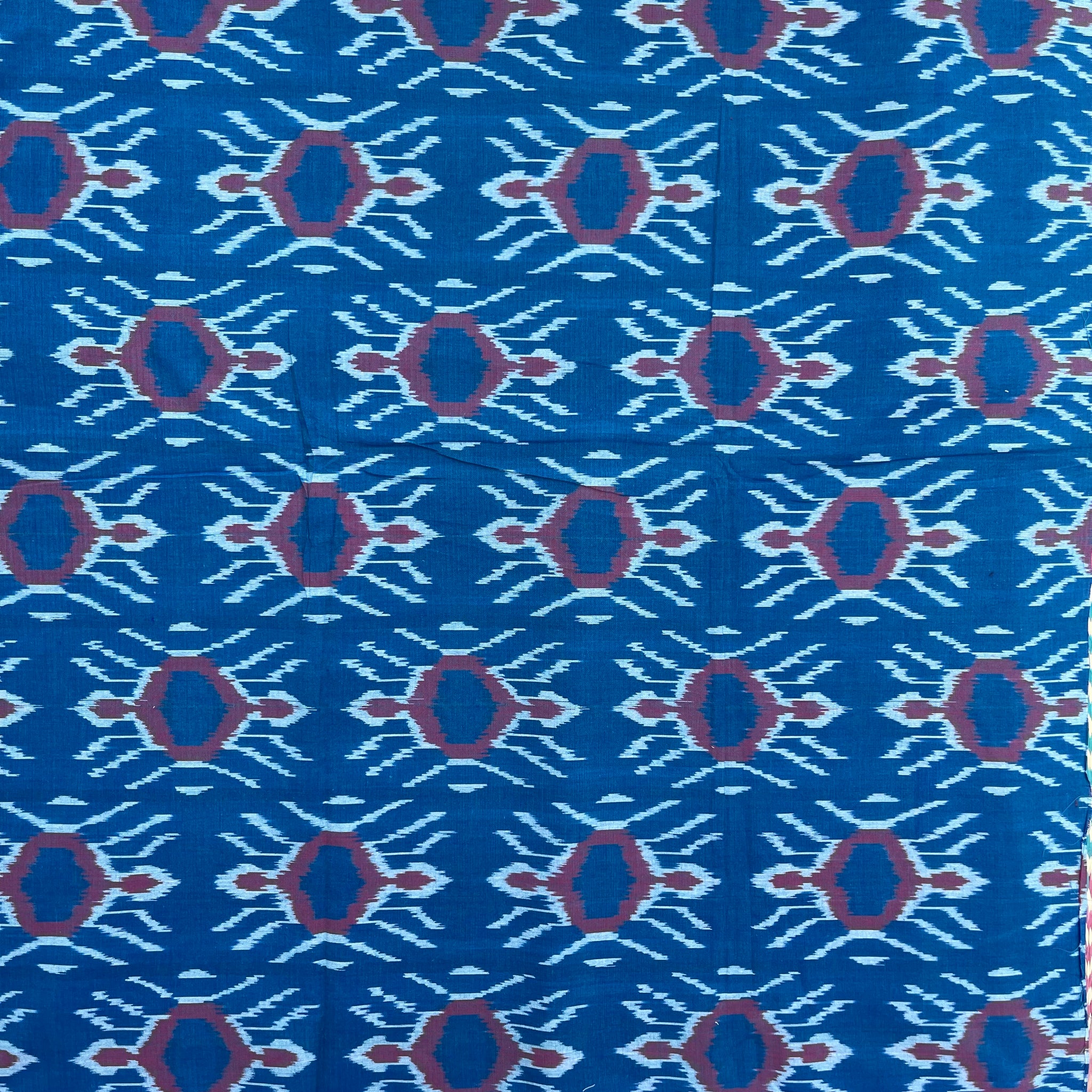 Central Asian Ikkat cotton Fabric