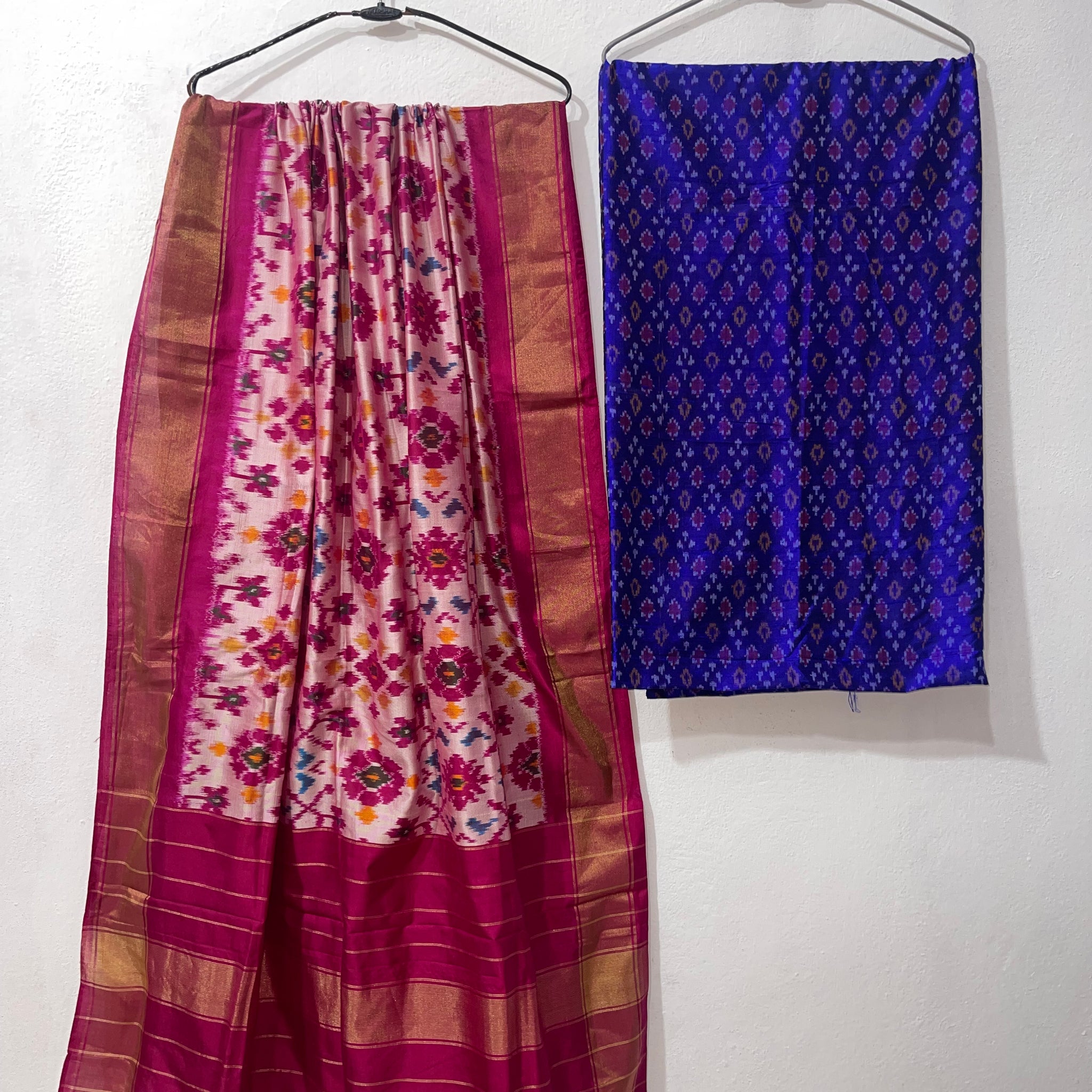 Pochampally ikkat Silk Salwar sets