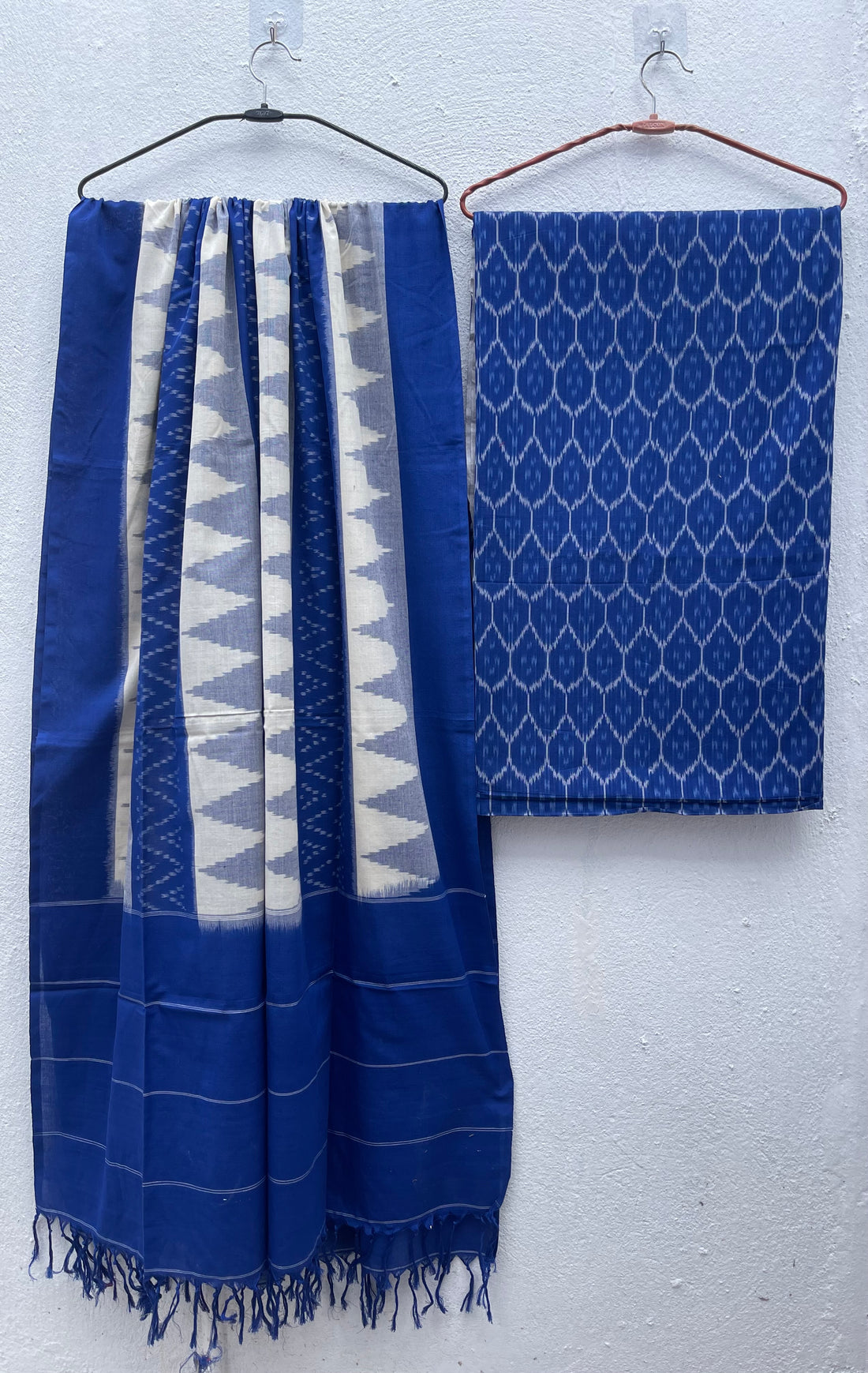 ikkat cotton dress materials double ikkat cotton dress material