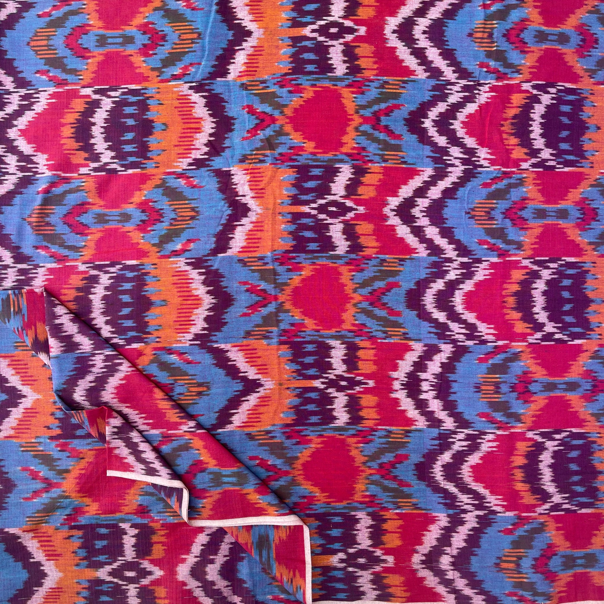 Central Asian Ikkat Fabric