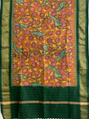 FUSION IKKAT × PEN KALAMKARI ✨