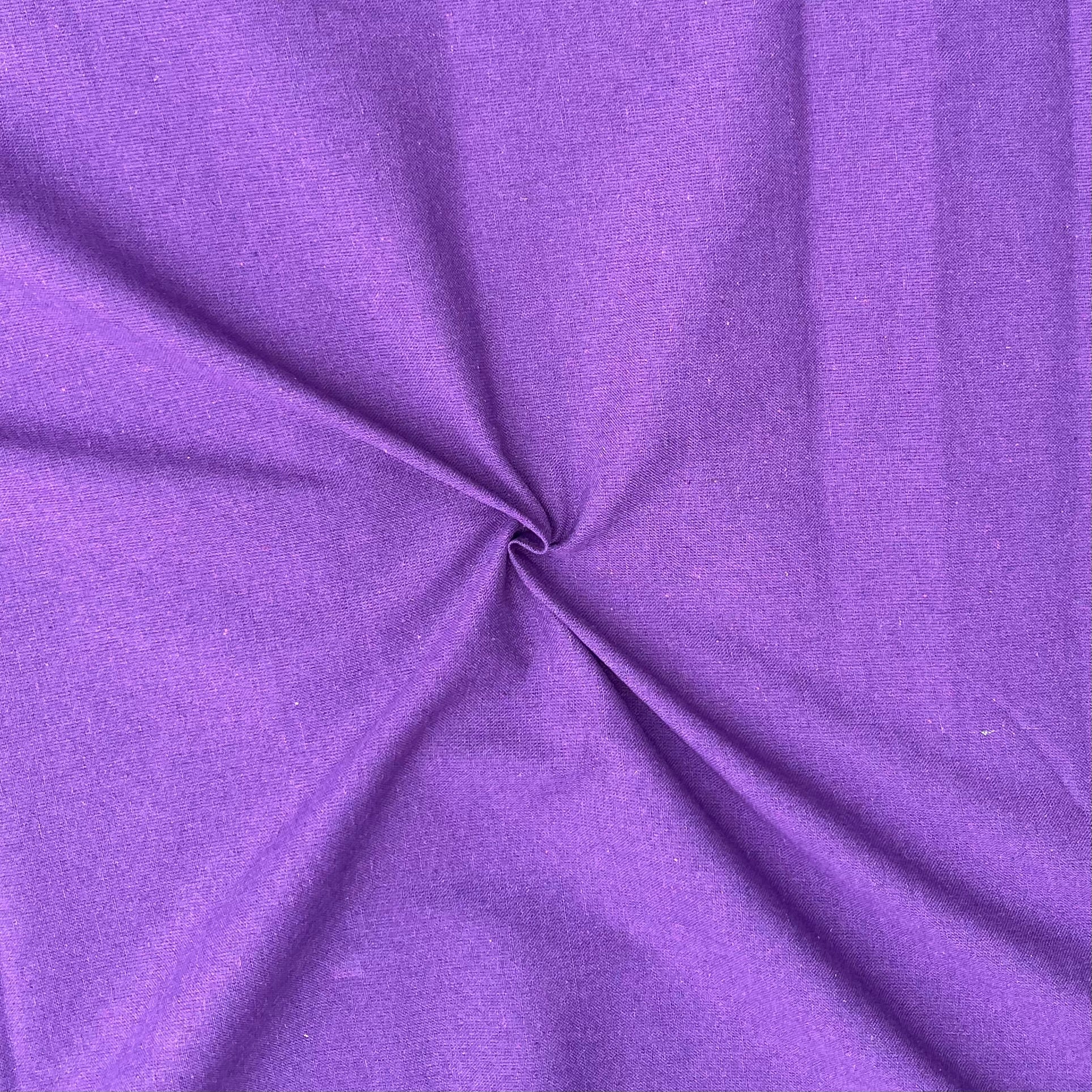 Purple Colour Cotton Ikkat Fabric