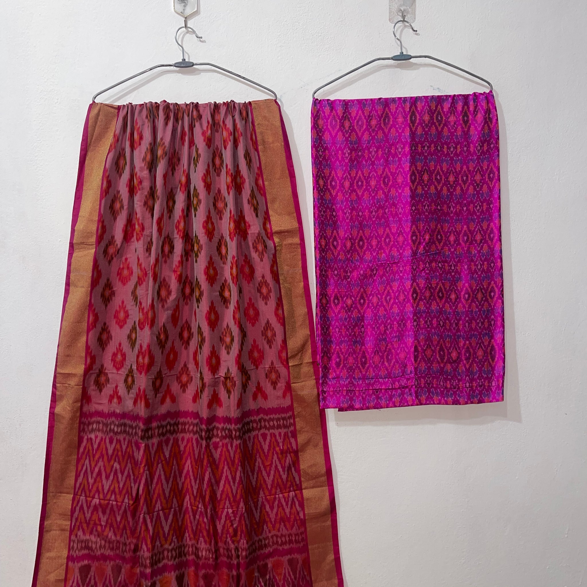 Pochampally Ikkat Silk Salwar sets