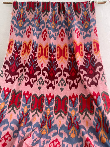 CENTRAL ASIAN IKKAT COTTONFABRIC IKCA990
