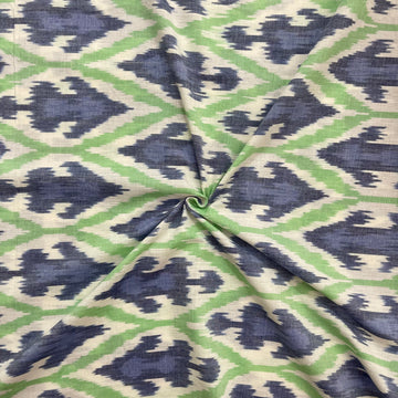 CENTRAL ASIAN IKKAT FABRIC IKCA984