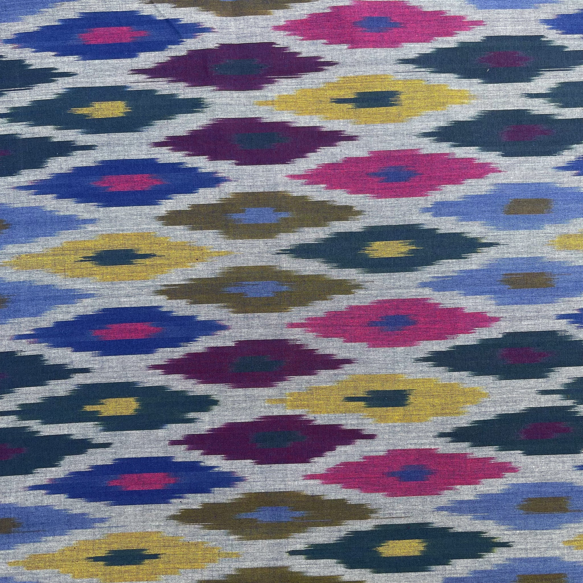 Multi ikkat cotton fabric