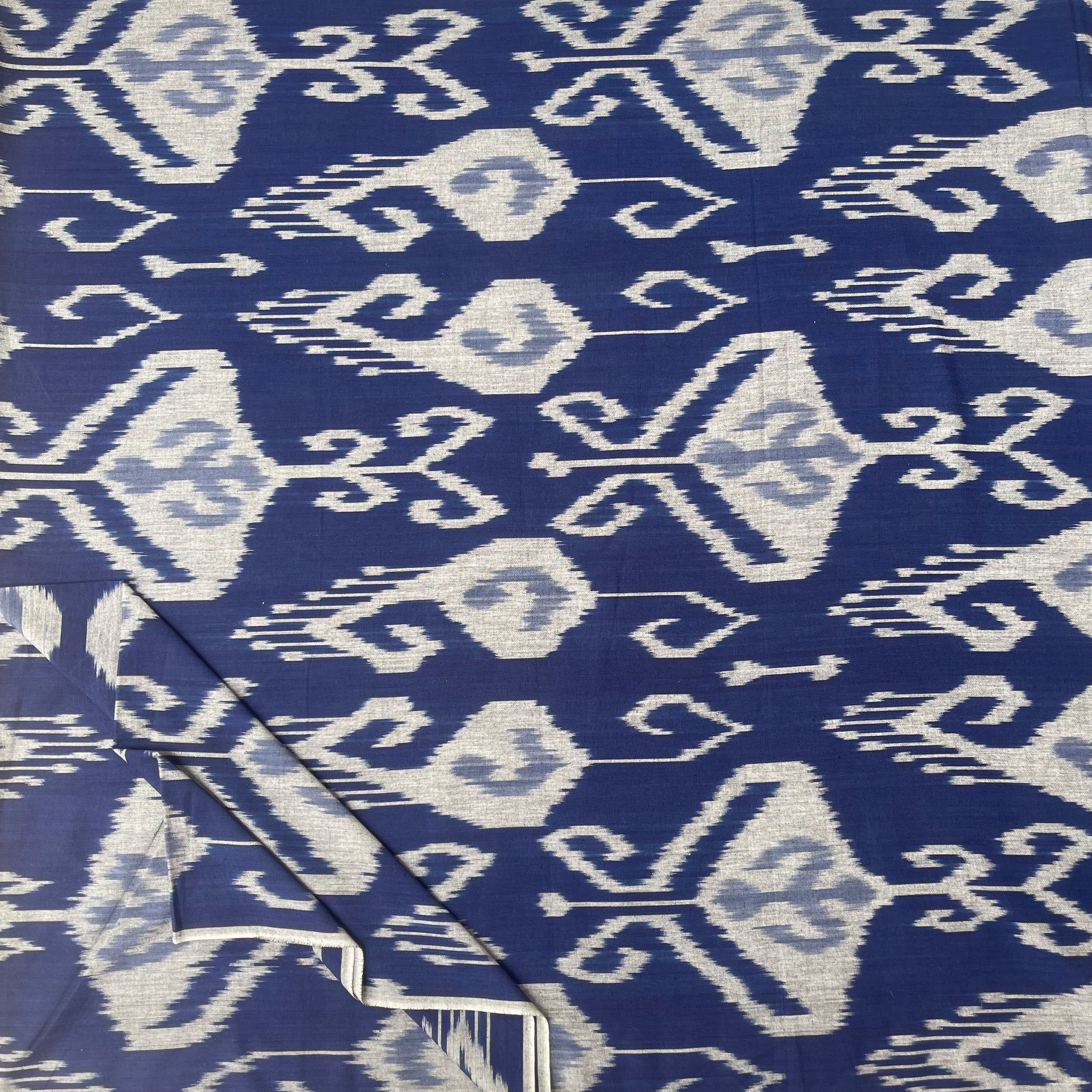 Indigo Blue Central Asian Uzbek Fabric